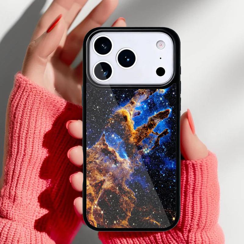 Outer Space Phone Case for iPhone 17 Air 16e 15 14 13 Pro Max Back Cover for 12 11 Pro Coque