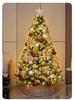 2025 White Flocked Snowy Christmas Tree Set with DIY Ornaments for Home Living Room
