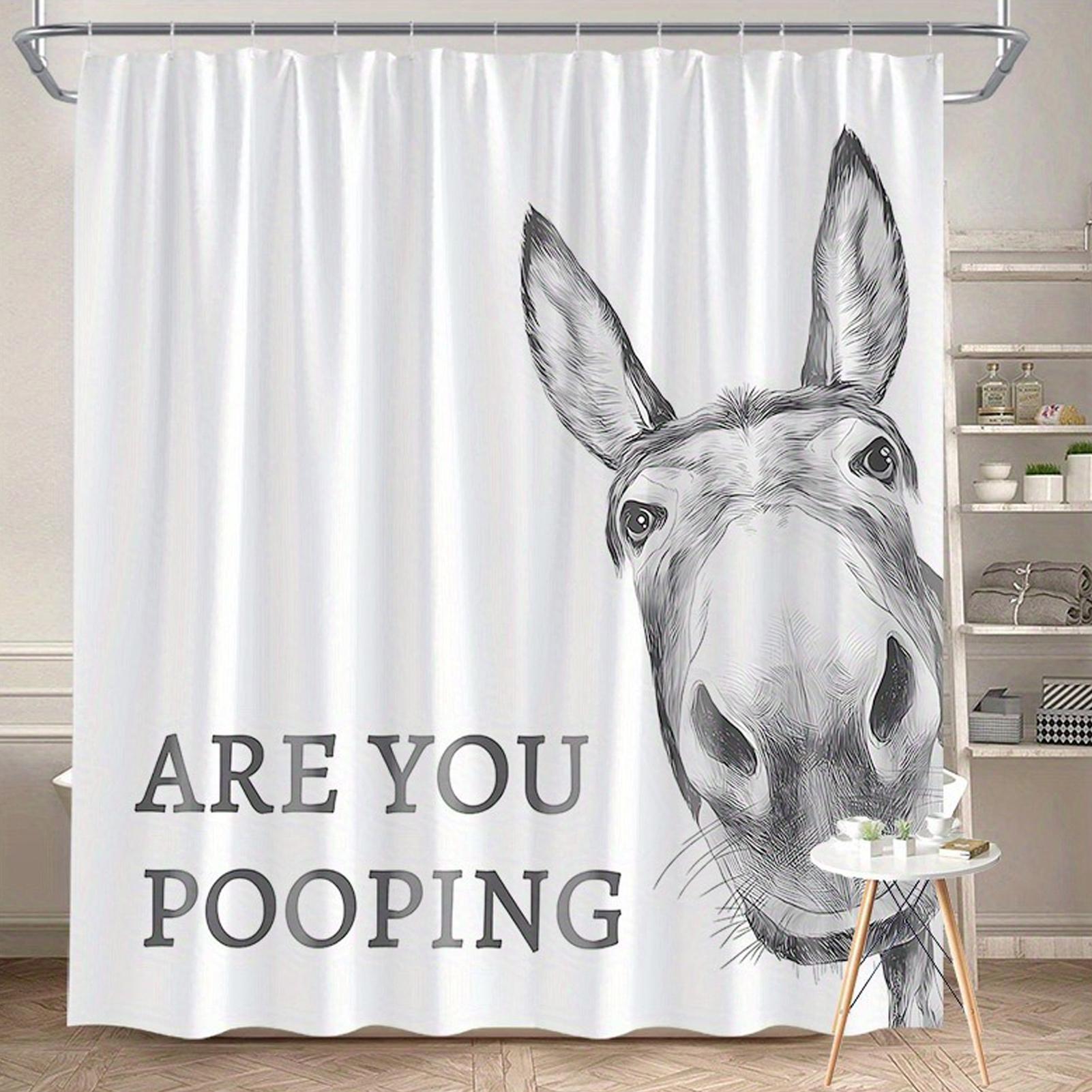 

Bathroom Shower Drape 72 X 72inch Waterproof Cute Decor With 12 Hooks Shower Drape Liner For Farmhouse Christmas Winter Holiday China Mainland