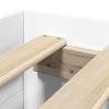 Bed Frame White 90x190 cm Particleboard