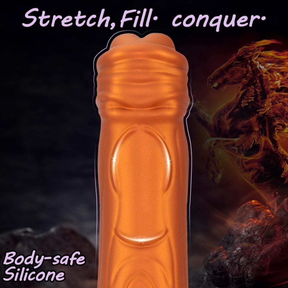 Silicone Realistic Dildo for Women & Men - Flexible Anal Plug for Pleasure, BDSM & Couples Play