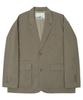 Costume O’Clock Cotton Loose Fit Washed Blazer Beige Coosjk039Beige