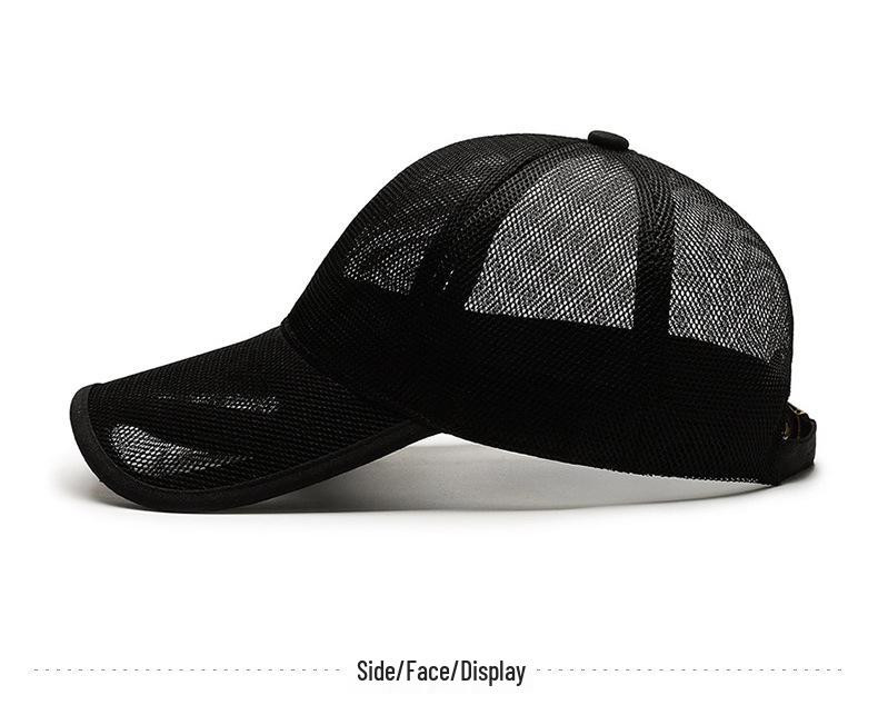 Unisex Summer Mesh Baseball Cap - Breathable, Sun Protection for Outdoor Sports