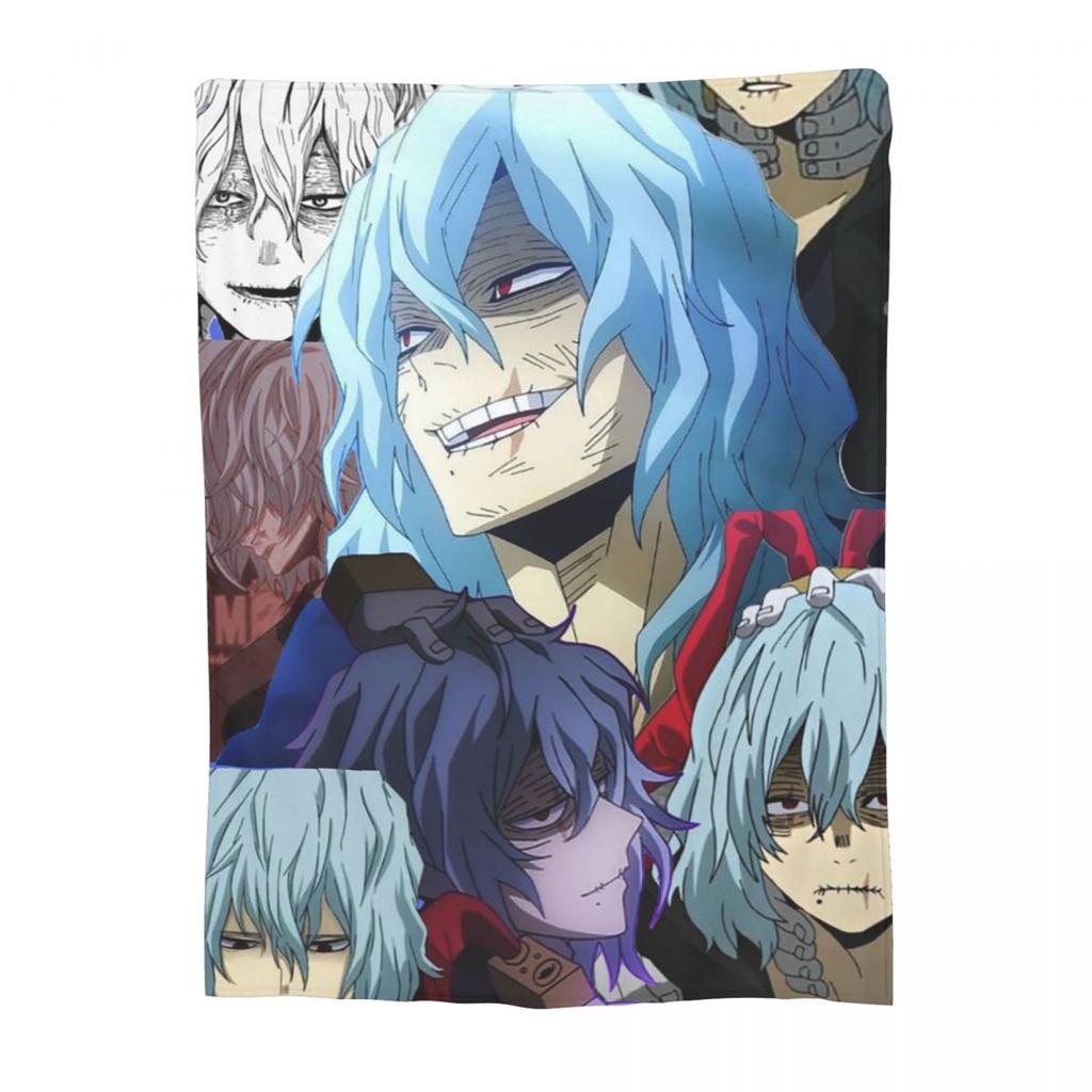 Shigaraki Collage Blankets Soft Warm Flannel Throw Blanket Cover for Bed Living Room Picnic Travel Home Sofa