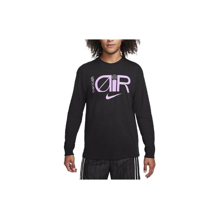 

New Nike Max90 Men s Long Sleeve Basketball T Shirt FN0819-010 L