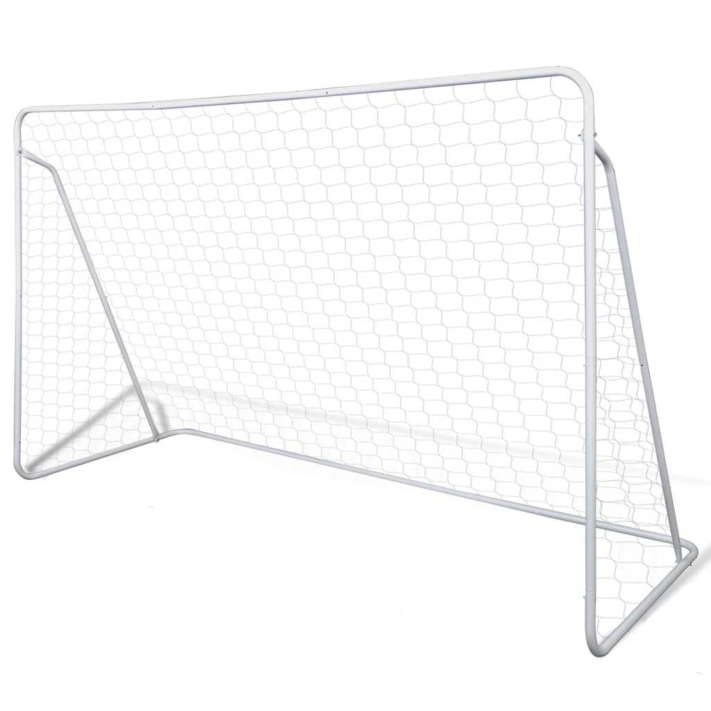 Fußballtor 240 x 90 x 150 cm Stahl Hohe Qualität