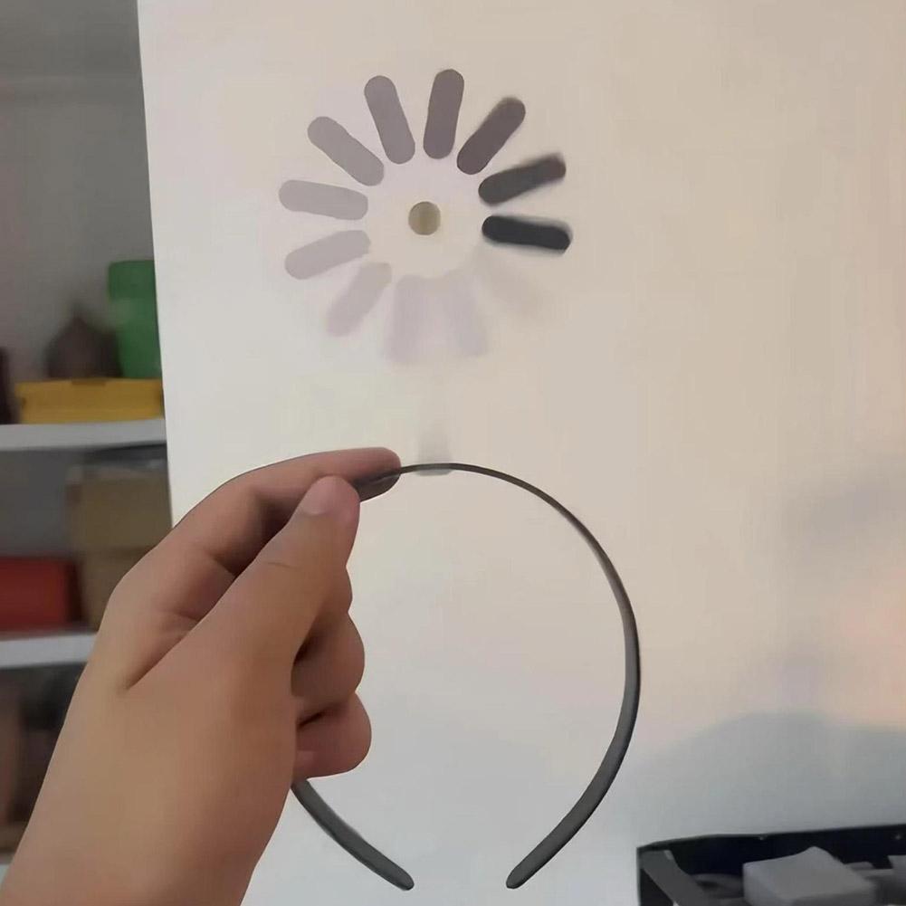 Creative Loading Headband/Hairpin Set for Women Girls, Rotation Funny Brain Loading  Hair Bands Hair Clip Party Props Accessory