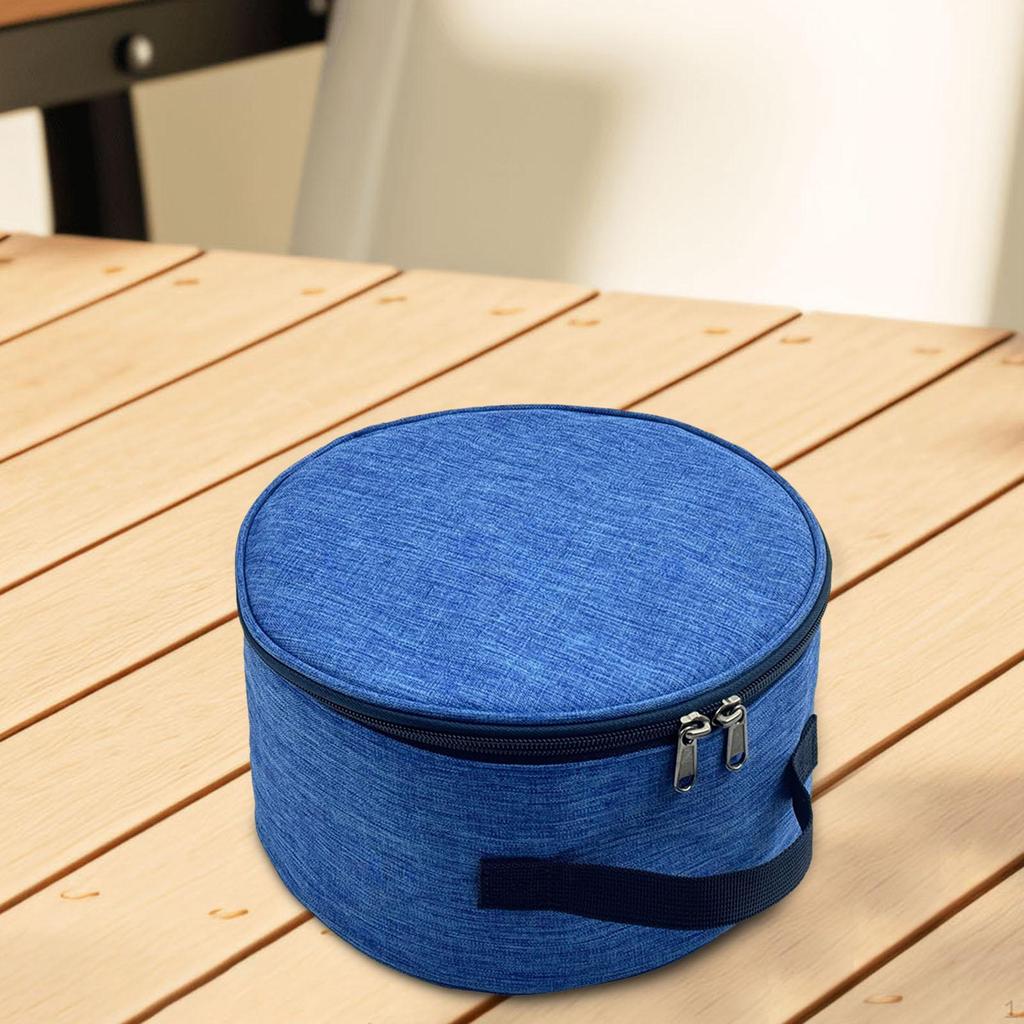 Foldable Fan Storage Bag Easy Carrying Wash Makeup for Outdoor Travel Camping