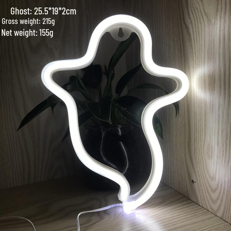 Herz & Stern LED Neon Mondlicht