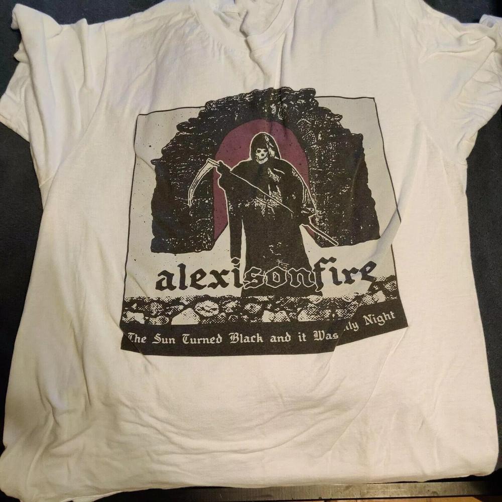 

The Sun Turned Black ALEXISONFIRE BAND Shirt White Unisex Size S-5XL QA045 Unisex T-Shirt S