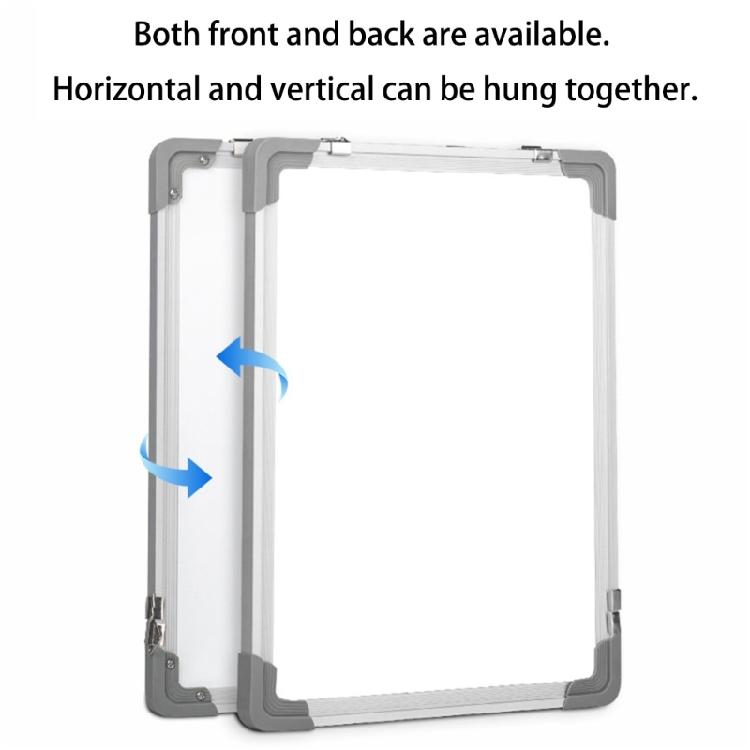 Erasable Magnetic Writing Board Aluminum Frame Wall Mounted Double Sided 30x40cm Whiteboard Dry Erases Board For Student