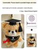 Graduation Bear Plush Toy with Doctoral Hat - Perfect Commemorative Gift for Graduation Season