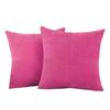 Corduroy Throw Cover - Color Design for Living Room Sofa Cushion