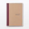 Muji Sunday Start Monthly Schedule Book December 2026