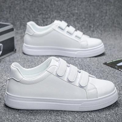 Jednobarevné Módní Ležérní Pánské Boty Nový Trend Designérské Skateboardové Boty Bílé Pohodlné Ploché Boty Pro Muže