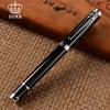 Duke Black And Silver Carbon Fiber Bent Nib Calligraphy 0.8MM & Fountain Pen For Writing Pen GFP015