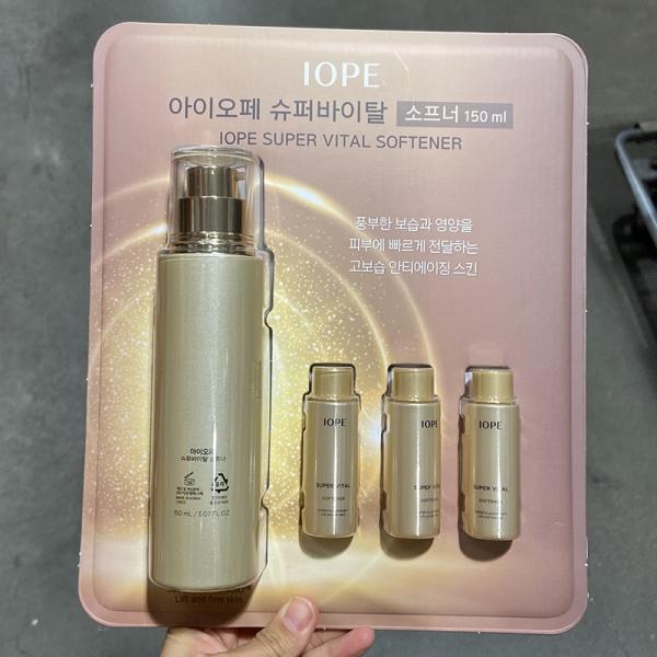 IOPE Super Vital Softener Facial Toner Set 150ml Full Size + 18ml x 3 pcs Miniatures