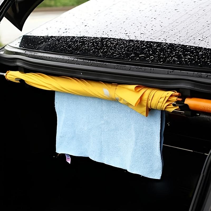 2pcs Car Trunk Umbrella Hooks Durable Plastic Adjustable Clamp-On Organizer for Umbrellas Car Interior Storage Accessories, Umbrella Holder