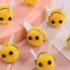 10 Stück Mini-Bienen-Pompon-Dekorationen Basteln Partygeschenke Blumengestecke DIY-Projekte Heimdekorationszubehör