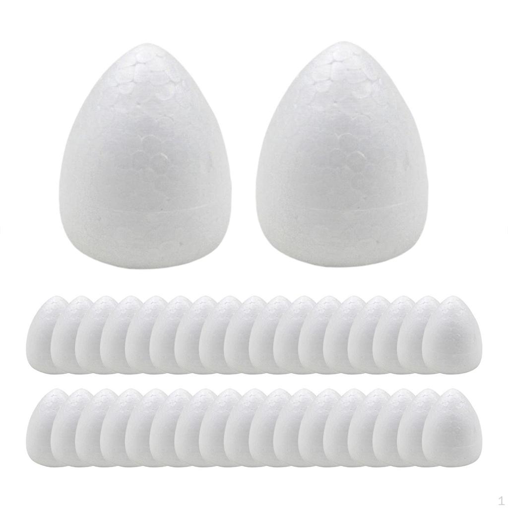 100x Su Damlası Modelleme Pamuklu Çubuklar Köpük Malzemeleri Yaratıcı Düğün Dekorasyonu