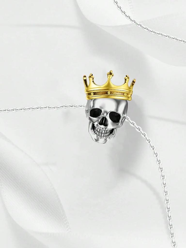 Copper Plated Original Charms Halloween Skull Beads Fit Bracelet Women'S Jewelry Gift