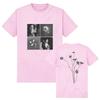 Bunny Petal Tile Photo T-Shirt Ariana Grande Singer Design Tshirts Short Sleeve Cotton Soft Tees Women Men Clothes Graphic Merch