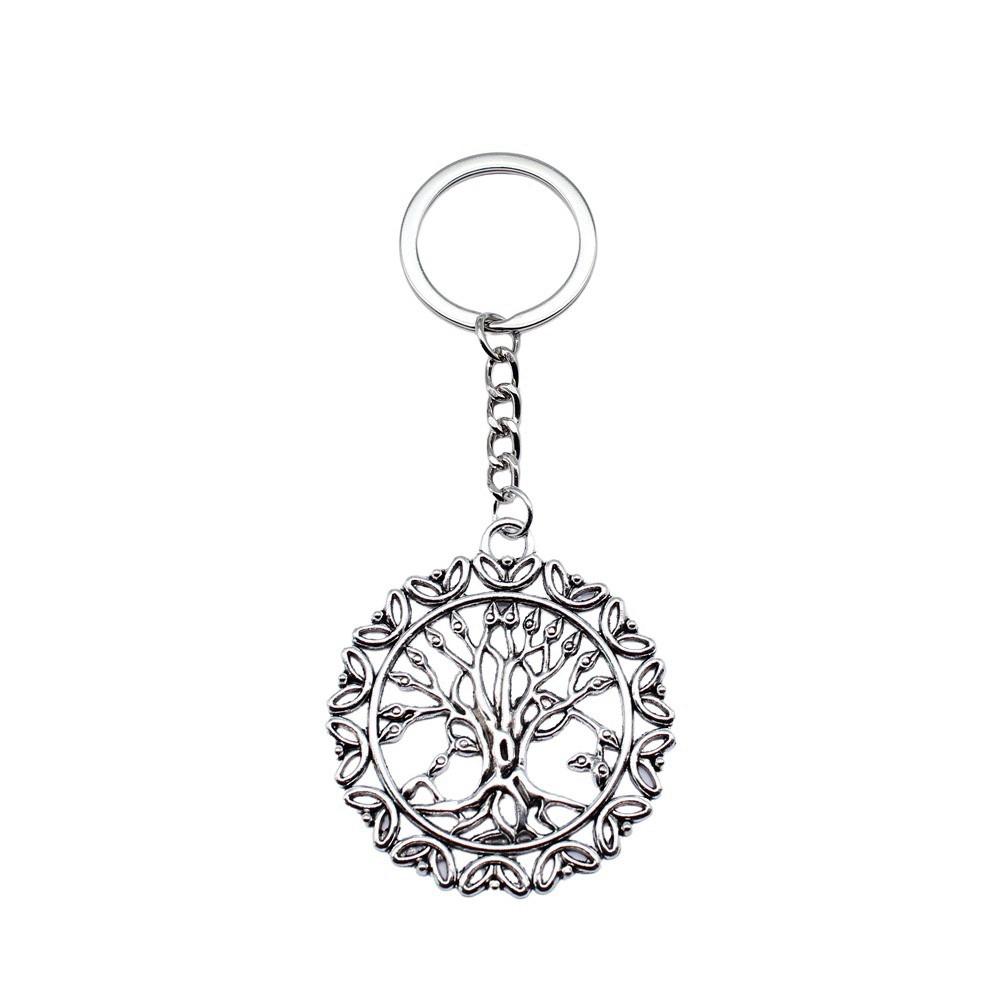 Kabbalah Lucky Charm Tree Of Life Keychain Love Key Ring 28mm
