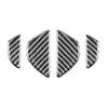Real Carbon Fiber Interior Door Bowl Cover Trim Fit For Volvo S60 2011-2018 4PCS
