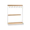 2-Tier Design Jewelry Display Frame Hanging T-shaped Holder Jewelry Display Rack  Jewelry Organizer