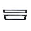 2PCS Carbon Fiber Car CD Control Panel Frame Decoration Stickers Auto Styling Interior Accessories For BMW F10 5 Series