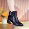 Fashion Autumn Women's Platform Shoes New Stiletto Heel Heeled Ankle Boots Winter Versatile Pointed Toe Warm Short Boots