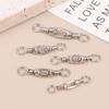 New 20Pcs Fishing Universal Swivel Heavy Duty Stainless Steel Swivels Saltwater Fishing Connector Terminal Tackle