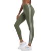 New Striped Pants For Wearing High Waisted And Slimming Sports Barbie Pants, Peach Hip Lifting Running And Fitness Yoga Pants For Women