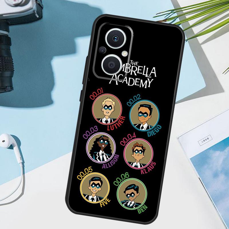 

Umbrella Academy Cover For OPPO Reno 13 F 10 11 12 14 Pro 11F 12F 14F 7 8 Lite OPPO Find X9 X8 X5 X6 Pro Case OPPO Reno13