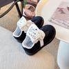 Children's sports shoes 2025 new summer cute shoelaces small multi-flower casual shoes college style running shoes classmates