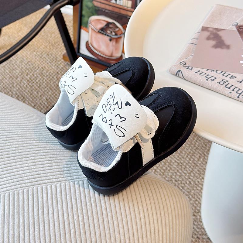 Children's sports shoes 2025 new summer cute shoelaces small multi-flower casual shoes college style running shoes classmates