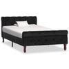 Cadre de lit sans matelas  velours 100x200 cm