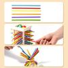 Funny Wooden Stick Drawing Game Parent Child Interactive Stick Balance Board Game Two Person Battle Game for Party Entertainment
