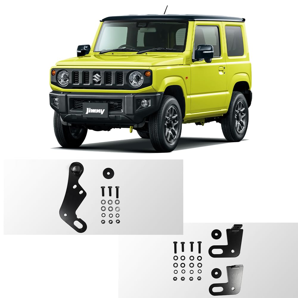 VKINGER Jimny JB64 Jimny Sierra JB74 Parts Tow Hook Front чёрный