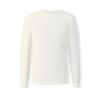 Fila Fitness Minimalist Sports Casual Training Comfortable Crew Neck Pullover Long Sleeve T-Shirt Men Tops Cotton-Candy-White A11M611209FIV