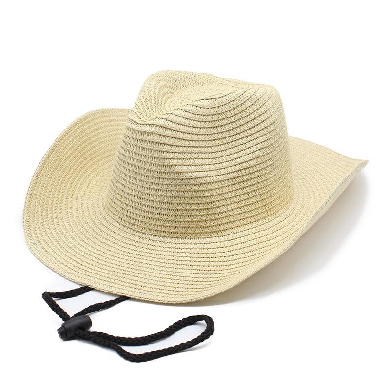 Western Cowboy Hat With Wide Brim For Outdoor Sun Protection Casual Wear Men Women