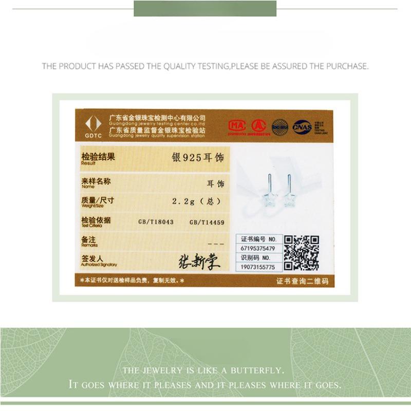 Boucle d'oreille pentagramme en argent sterling S925, boucles d'oreilles étoile zircon plaqué platine vent minimaliste Bse276