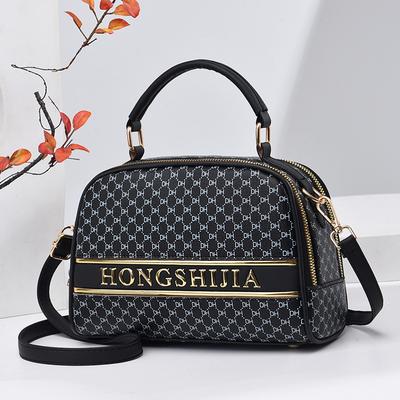 Texturovaná Ležérní Dámská Crossbody Taška Nová Móda Všestranná Malá Čtvercová Taška Velkokapacitní Taška na Dojíždění