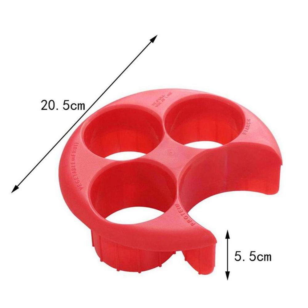 Kitchen Dinnerware Diet Control Meal Measure Dish Food Portion Control Plate Lose Weight Tool