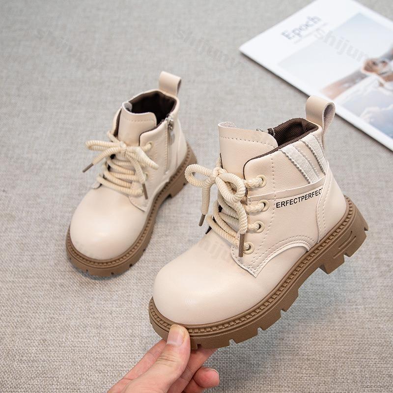 Children's Short Boots   Autumn  Girls Princess Non-slip Boots Boys Toddler Comfortable Outdoor Cotton Ankle Boots