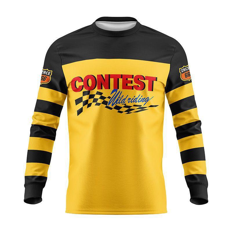Motorcycle Riding Jacket Long Sleeve All Season Mesh Ventilated Quick Dry Dirt Bike Downhill Racing Gear Small