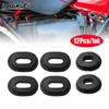 12 pezzi/set Coperchio Laterale Corpo Moto Passacavo in Gomma Rondelle per Carene Bulloni Accessori Moto