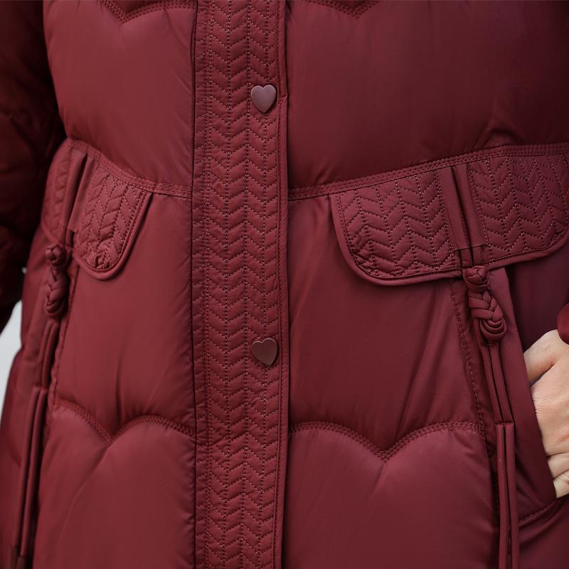 Fashion Woman Parkas Winter Long Coats Hooded Thick Warm Overcoat Women's Jackets