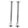 2PCS Unterbau-Spülbeckenhalterungen 45-78cm Verstellbares Edelstahl-Stützset für Küche und Bad