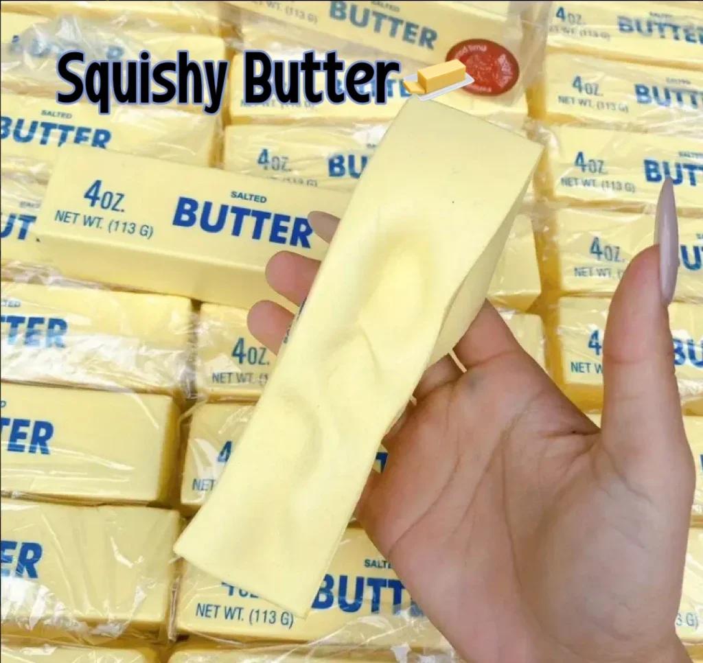 Butter Squishy Toy Slow Rebound Stress Relief Fidget Toy